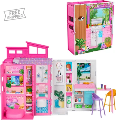 Juego Casa Muñecas, Casa Escapada con 11 Accesorios Incluye 2 Sillas Foto 1 de 4