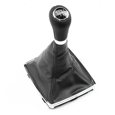 Pomello Leva del Cambio per Mercedes C E Class W204 W212 S204 GLK con Cuffia - Immagine 1 di 4