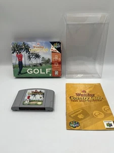 Waialae Country Club For Nintendo 64 N64 Complete CIB Great Shape - Picture 1 of 18