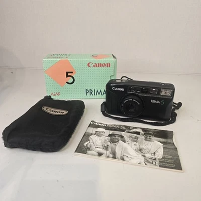 Canon Prima 5 35mm Point&Shoot Film Camera - Image 1 of 4