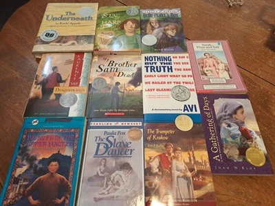 Lot of 11 Newbery Medal & Honor Children/Youth Chapter Books homeschool reading - Image 1 of 4