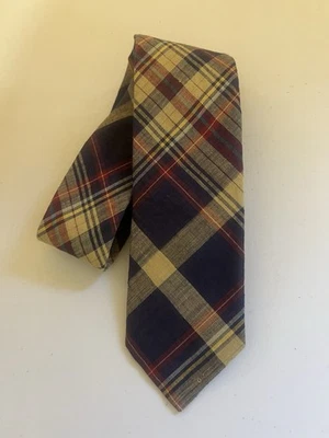 Corbata preppy AD71 Gant para hombre 100 % algodón a cuadros hecha en EE. UU. Foto 1 de 3