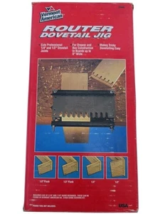 Dovetail Router Jig Template ¼" And ½" Dovetail Joints Vermont American 23460 - Bild 1 von 8