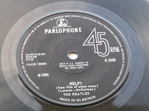 BEATLES  HELP ! 1972  SOLID CENTRE KNIFE EDGE NO POLO RINGS  EX - Bild 1 von 8