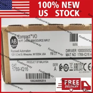 NEW PLC 1769-IQ16 COMPACTLOGIX 16 PT 24VDC D/I MODULE LED US Stock - Picture 1 of 7