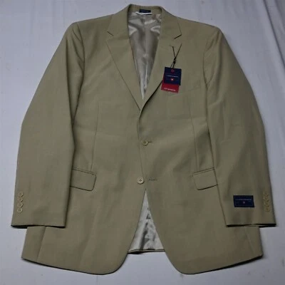 NUEVO Saddlebred 46L Caqui Anson Traje Separado Elastizado Blazer Abrigo Deportivo Chaqueta Foto 1 de 4