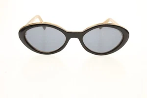 Escada Sunglasses E1116 E872 Black Horn Oval Sunglasses 52/17-140 mm - Picture 1 of 10