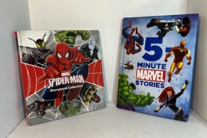 Marvel Avengers Books 5-Minute Marvel Stories & Spider-Man Storybook 2 books - Picture 1 of 4