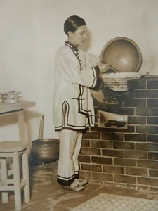 ART DECO PRESS PHOTO 20 X 15 CM CHINESE KITCHEN OLYMPIA IDEAL HOMES EXHIB - Picture 1 of 11