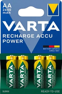 8 x Varta AA battery Mignon NiMH 2600 mAh ready to use 2 x 4 blisters 5716 1.2V - Picture 1 of 2