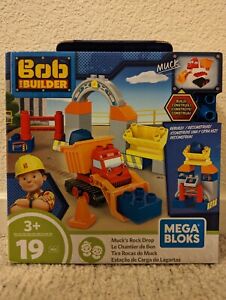 Mega Bloks - Bob The Builder - Muck's Rock Drop - 19 PCS - New & Sealed