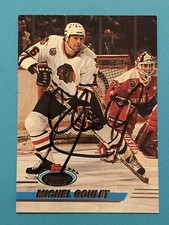MICHEL GOULET (HOF) Signed 1993-94 TSC #12 Chicago Blackhawks Autograph Auto