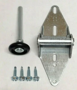 2 #4 Hinges 11ga w/ 2" Nylon Rollers & Steel Lags Garage Door Commercial Parts - Bild 1 von 1
