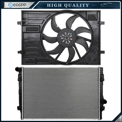 Electric Engine Radiator Cooling Fan Kit For 2015 2016-2019 Volkswagen Golf - Image 1 of 4