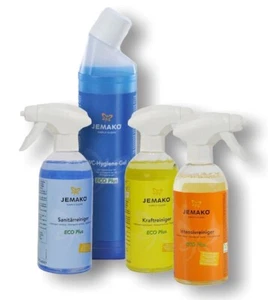 Jemako Reiniger Set A / WC Hygiene Gel + Santtär + Intensiv + Kraftreinger - Bild 1 von 1