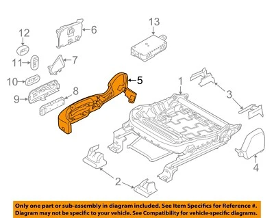 Ford OEM 10-12 Taurus asientos orugas componentes-cubierta exterior AG1Z5462186AB Foto 1 de 2