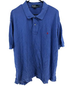 Polo Ralph Lauren Short Sleeve Polo Shirt Men's Size 2XBig Blue