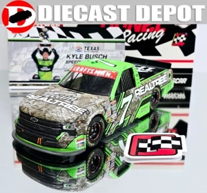 KYLE BUSCH 2024 TEXAS WIN RACED VERSION REALTREE TRUCK 1/24 ACTION DIECAST - Picture 1 of 9