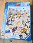 Puzzle puzzle Ravensburger 1000 pièces - Crazy Cats at the Street Party Linda Smith