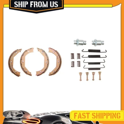 Parking Brake Shoe Set & Hardware Kit For BMW 325xi 2001-2006 BMW 335i 2007-2015 - Image 1 of 4