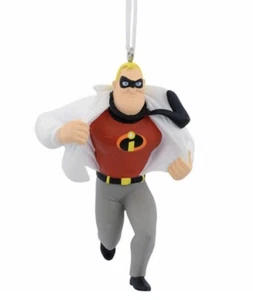 Hallmark Incredibles Bob Parr Christmas Ornament Button Front Slacks Uniform - Picture 1 of 3
