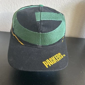 Cappello Berretto Snapback Personalizzato Green Bay Packers Big Logo NFL Raro Personalizzato NON VINTAGE - Foto 1 di 13