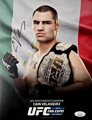 Foto firmada por Caín Velásquez UFC Bellator autógrafo MMA Pride One FC JSA CERTIFICADO DE AUTENTICIDAD 048 Foto 1 de 2