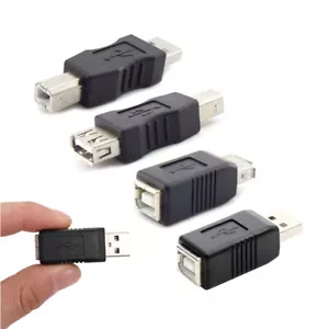 Adaptador convertidor adaptador USB tipo A hembra a tipo B macho conector electrónico - Imagen 1 de 15
