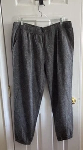 Patagonia Island Hemp Beach Pants Womens XL Chambray Organic Cotton Boho - Picture 1 of 15