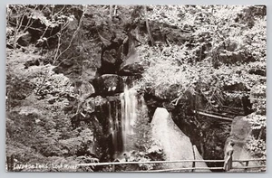 RPPC Paradise Falls Lost River Gorge Woodstock NH New Hampshire Postcard - Picture 1 of 2