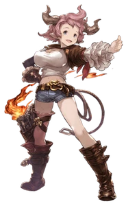 Karva Uncapped Granblue Fantasy Sticker 6" Anime Car Decal - Picture 1 of 1