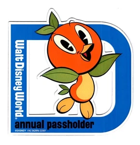 Disney Annual Passholder Orange Bird Magnet D Shaped - 1 - Picture 1 of 1