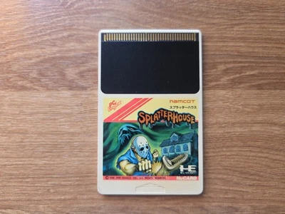 PC Engine CoreGrafx Splatter House Japan NEC Hu-Card game US Seller - Image 1 of 2