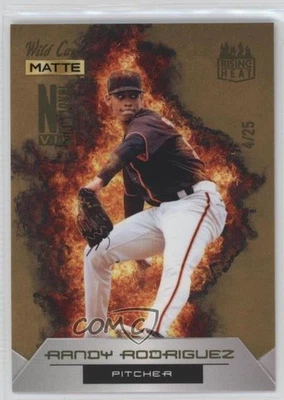 2022 MATTE National Convention VIP Gold - Orange Flames /25 Randy Rodriguez - Image 1 of 2