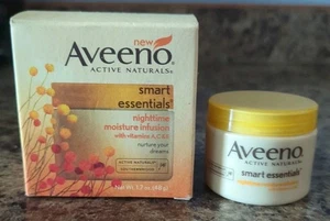 2X ~ AVEENO SMART ESSENTIALS NÄCHTLICHE FEUCHTIGKEITSINFUSION JE 1,7 UNZEN EINGESTELLT  - Bild 1 von 8
