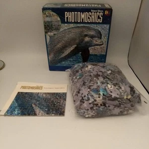 Photomosaics Dolphin Jigsaw Puzzle Robert Silvers Buffalo Games 1000 Piece - Picture 1 of 2