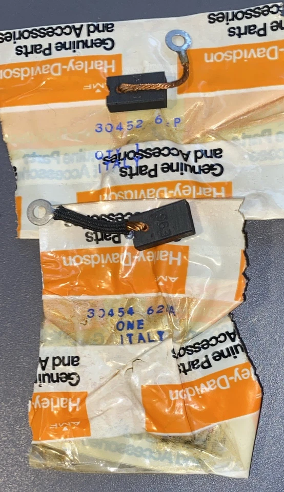 Cepillos generador Harley Aermacchi Sprint C H SS NOS +/- 30452-62P 30454-62PA Foto 1 de 1