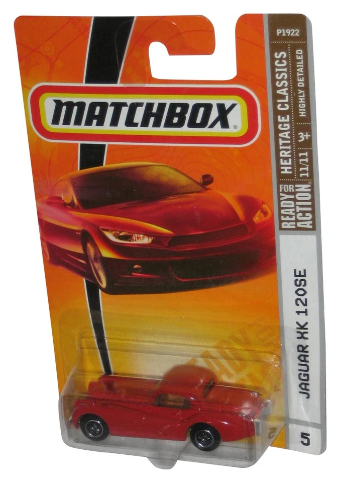 Matchbox Heritage Classici (2008) Rosso Jaguar Xk 120SE Auto Giocattolo #5 - Immagine 1 di 1