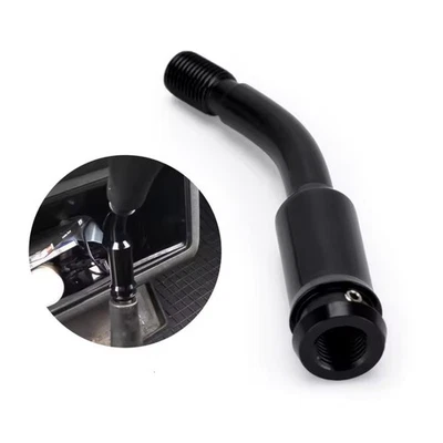 Gearshift Lever Extension For M14x1 5 13CM Bent Aluminum Alloy Car Part - Image 1 of 4