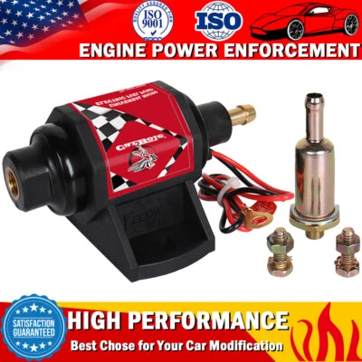 Bomba de gasolina universal micro eléctrica 2–3,5 PSI baja presión 42 GPH 5/16" Foto 1 de 4