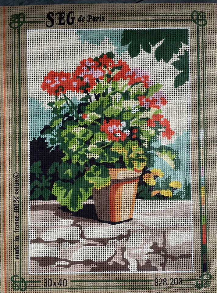 @@@*******SUPERBE CANEVAS NEUF DE SEG AVEC REF- 40X30CM******@@ - Photo 1/1