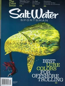 Salt Water Sportsman Magazine February 2023 Best Lure Colors - Imagen 1 de 1