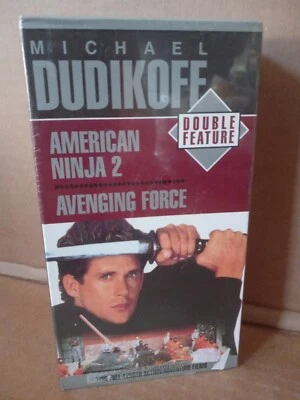 AMERICAN NINJA 2 / AVENGING FORCE 2 VHS Tape Set Michael Dudikoff NEW - Image 1 of 3