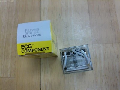 RLY2350 ECG RELAY =NTE R14-14D10-6, 3PDT 10A 5-6VDC COIL,NIB/NOS - Image 1 of 3