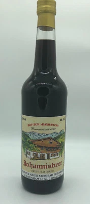Johannisbeerlikör 0,7 Liter 30% Schnaps Äpfel Obstbrand Johannisbeeren - Bild 1 von 2