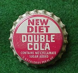 Tapa de botella de soda de cola doble de dieta - corcho - capa Girardeau, sin usar - 10c11 - Imagen 1 de 2