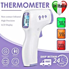 TERMOMETRO INFRAROSSI TERMOSCANNER MISURATORE LASER DIGITALE MISURA TEMPERATURA
