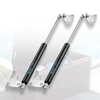 Опорные стойки подъемные 15 дюймов газовые пружинные амортизаторы 300 Н для люка кровати автофургона 2 шт. - Изображение 1 из 4