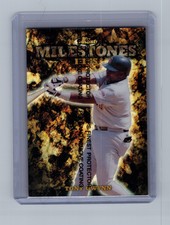 Tony Gwynn 1999 Topps Finest Milestones  #M1 /3000 Padres Error *No Serial # B93