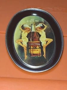 VTG Royal Crown Cola RC Soda Best by Taste-Test Reproduction Metal Tray 6” - Picture 1 of 2